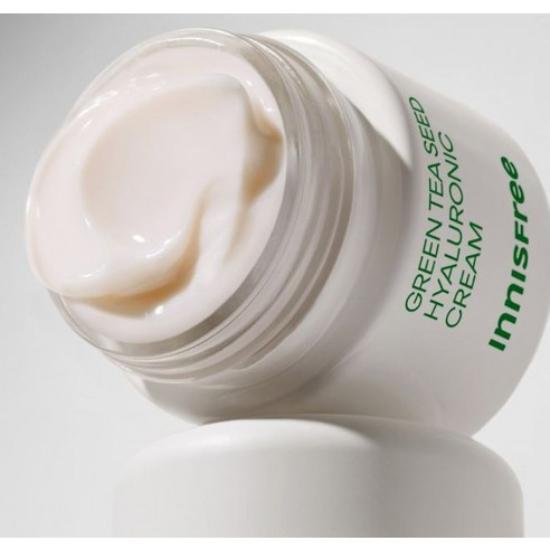 Innisfree Green Tea Seed Hyaluronic High-Moisture Cream 50 Ml — Deep Hydration & Moisture-Locking Cream