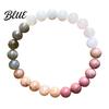 Wear-resistant Bracelet Women Elastic Rope Faux Tiger Eye Stone Non-fading