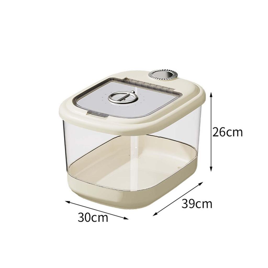 Cereal Rice Food Storage Container Dispenser Bin with Lid Pet Large Store