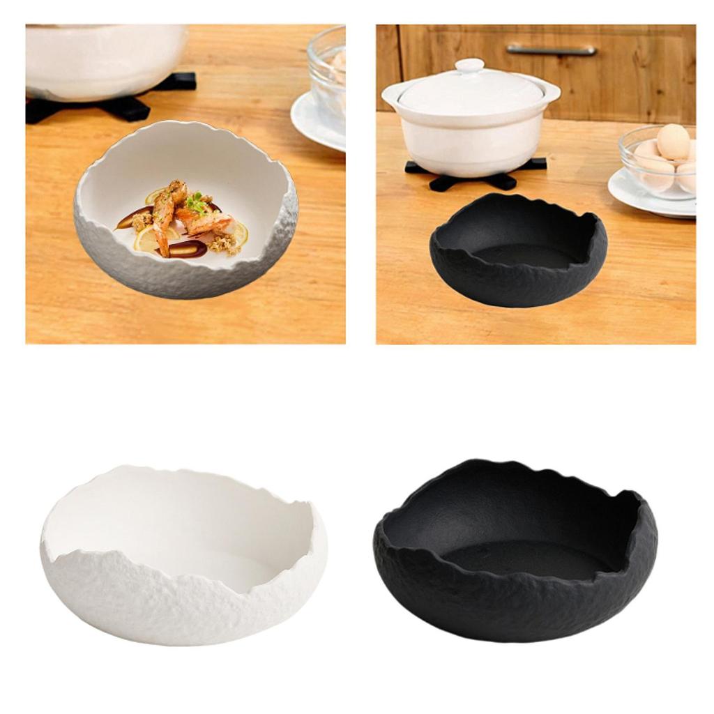 Salad Plate Ceramic Dinner Plate Japanese Decor Versatile Ceramic Plate Serving Plate Appetizer Plate for Snack Breakfast