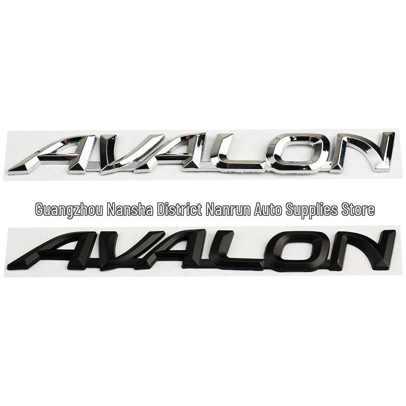 AVALON stickers are perfect for metal English logo applications on an Avalon's body.