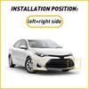 Fog Light Cover Set For 2017-2019 Toyota Corolla Front Driver and Passenger Side