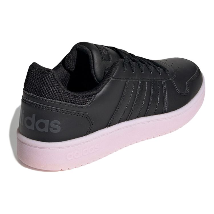 Adidas Neo Hoops 2.0 Retro Casual Low-Top Sneakers Women Sneakers Black Purple EE7895
