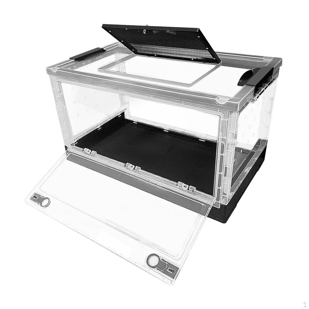 Terrarium hodowlane dla gadów, wentylowany pojemnik transportowy dla żółwi, inkubator dla