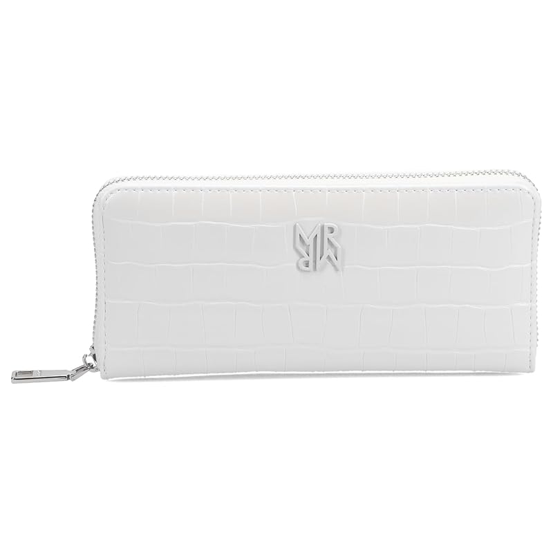 

[Murua] long wallet ladies round zipper Croco CROCO MR-W1231 Ivory (IVO)