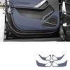 For Geely Atlas 2nd Starray 2024 2025 Car PU Leather Anti Kick Mat Pad Anti-kick Protector Mats Seat Back Protector Accessories