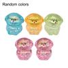 Yousheng 5Pcs Glitter Animal Stress Sugar Ball Anxiety Relief Clear Frog Dog Cartoon Shit Squeeze Sensory Toy Decompression Fidget