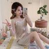 Summer Slim Nightdress Spring Summer Sweet Cute Girl Suspender Small Lace Sexy Imitation Silk Nightdress