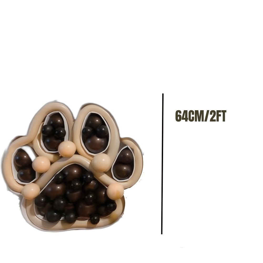 1Pcs 64cm DIY Dog paws Frame KT Board Without Balloons Pet Birthday Party Decorative for Party Anniversary Decoration