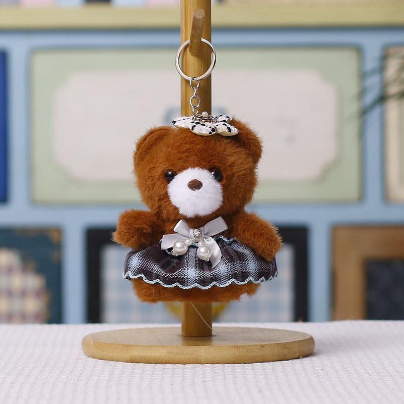 Plush Bear Keychain With Cute Dress For Kids And Adults Gift Idea