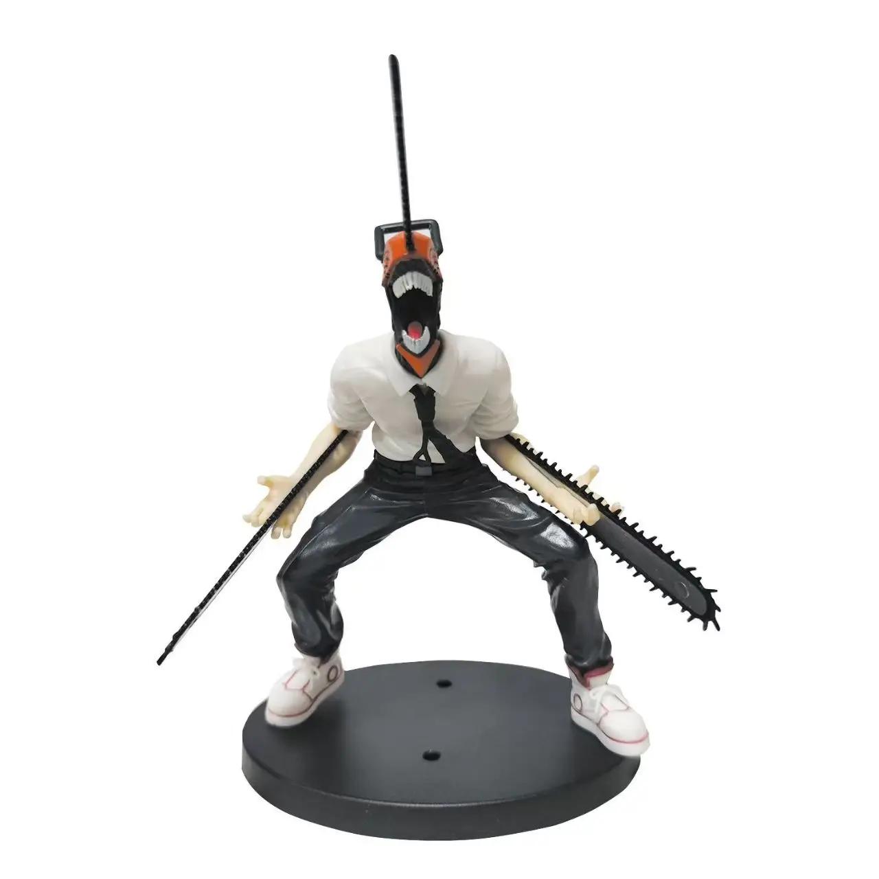 

18cm Chainsaw Man Anime Figure Power Denji Action Figurine Adult Collection Model Doll Toys PVC Poseable Articulated Scale Detailed Movable