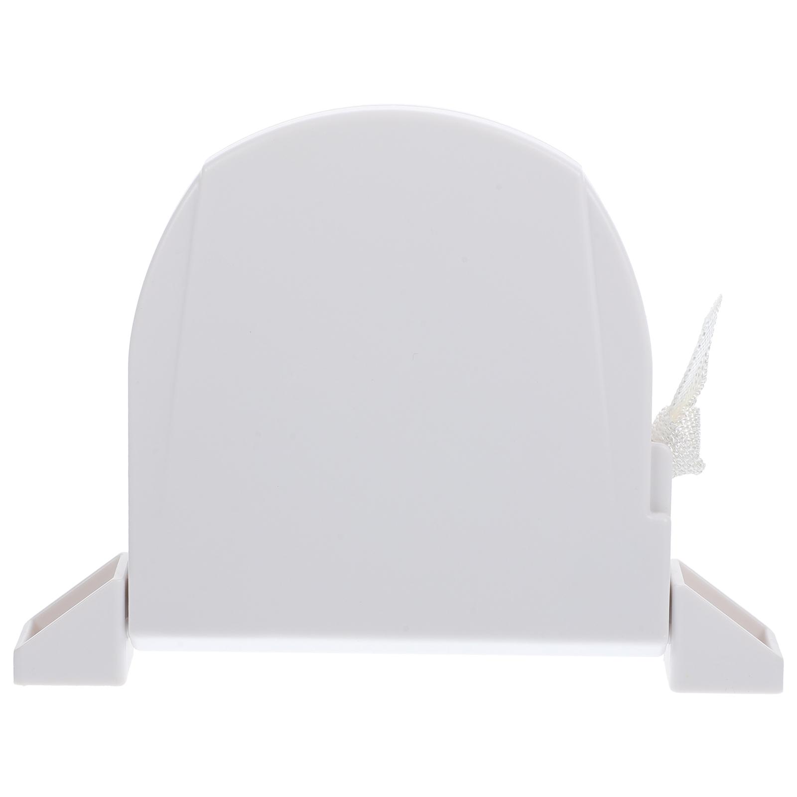 

Катушка Подъемный ролик Держатель шнура Рулонная штора Безопасность Жалюзи Подъемник шторы Вешалка Ремень Пластиковый Органайзер 17.70X12.70X3.00CM белый