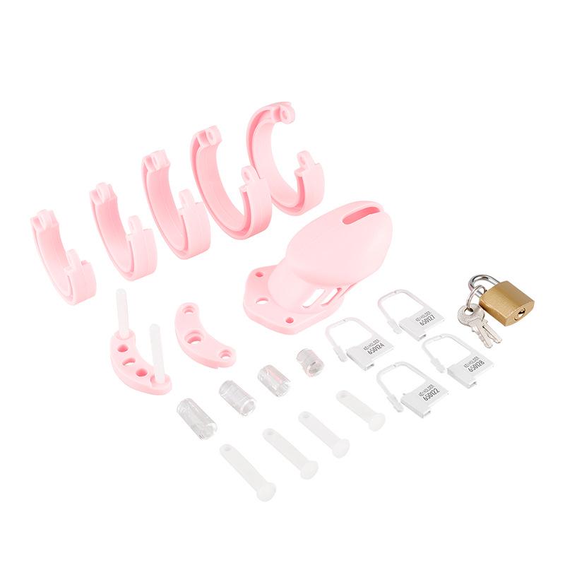 Silicone Male Chastity Cage: SM Erotic Abstinence Training Device