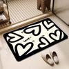 Diatom Mud Absorbent Quick Drying Foot Mat Anti Slip Door Mat Bathroom Carpet