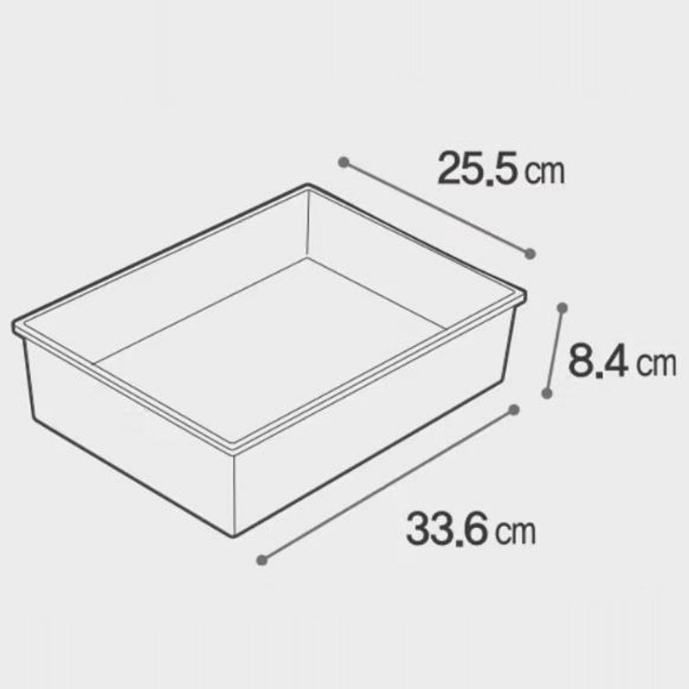 Living Mesh Basket No.3 White (25.4 * 33.6 * 8.4 Cm)