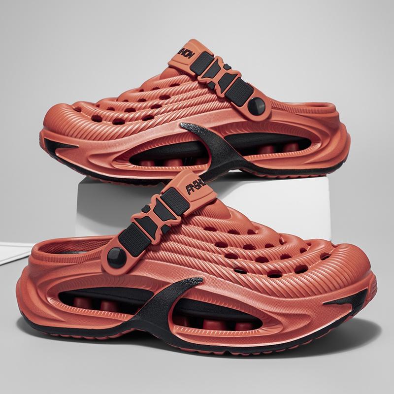 Zoccoli da uomo in EVA leggeri a punta chiusa scarpe da giardino antiscivolo suola morbida Per Spiaggia Giardino Estate Esterno Uso Quotidiano Leggeri