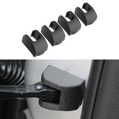 For Volvo V40 XC90 2015 Door Stopper Limiting Arm Buckle Cover Sticker 4pcs Car Auto ABS Decoration Protector Accessories