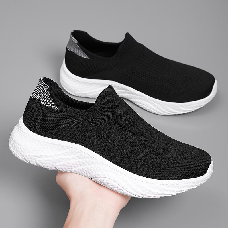 Men's large-sized casual sports shoes, anti-slip and breathable, tennis, running, and elderly walking casual shoes