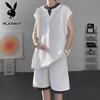 Men's Summer Sleeveless T-Shirt & Shorts Set