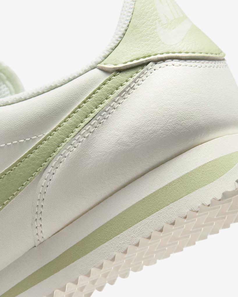 DN1791-117 Nike Cortez Leather Sail Olive Aura (Women's)