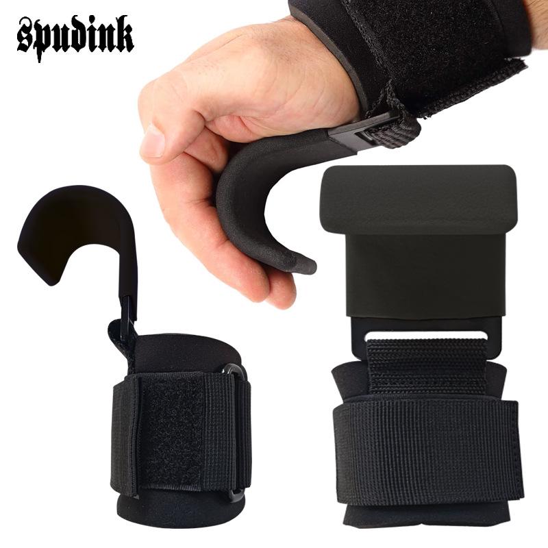 Pull-Up Bar Hook Wrist Wraps for Weightlifting and Deadlifts