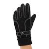 New Men's Winter Ski Gloves Outdoor Riding Bicycle Motorcycle Leather Gloves Warm and Piled Thickened Non-slip