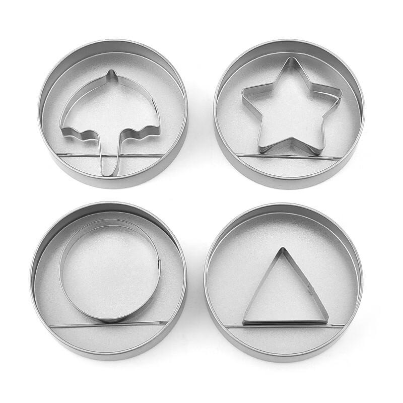 Stainless Steel Umbrella Cookie Cutter Set
