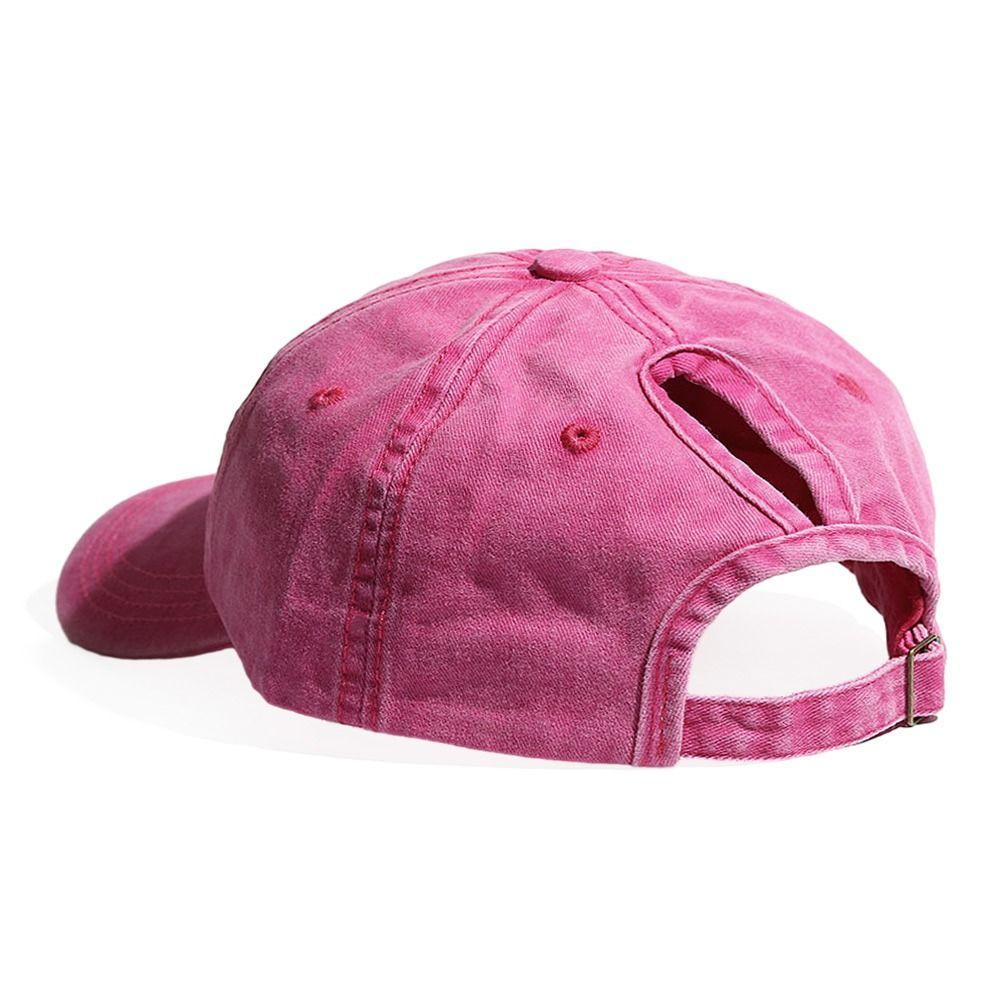 Messy High Bun Sonnenhut Hoher Pferdeschwanz Snapback Hut Männer Frauen Baseball Cap