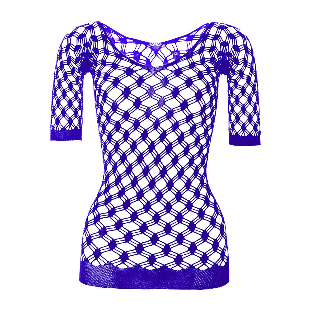 Sexy Lingerie Women's Transparent Hollow Stockings Tights Mesh Clothes One-piece Suspenders Uniform