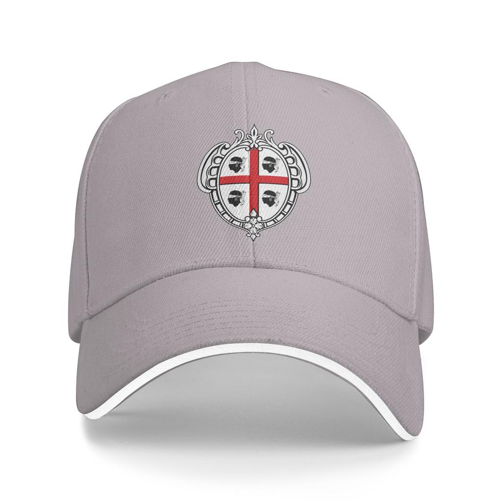 Cappellino da Baseball Classico Personalizzato con Bandiera della Sardegna Unisex da Donna Regolabile Italia Sardegna Cappello da Papà PerforUnisexce