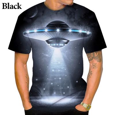 Summer Funny 3D Printing Men's Fashion Casual Short-sleeved Novelty T-shirt