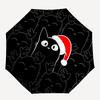 1pc Cat Christmas Automatic Open/close Folding Umbrella, Compact Portable Travel Umbrella  yy251230163