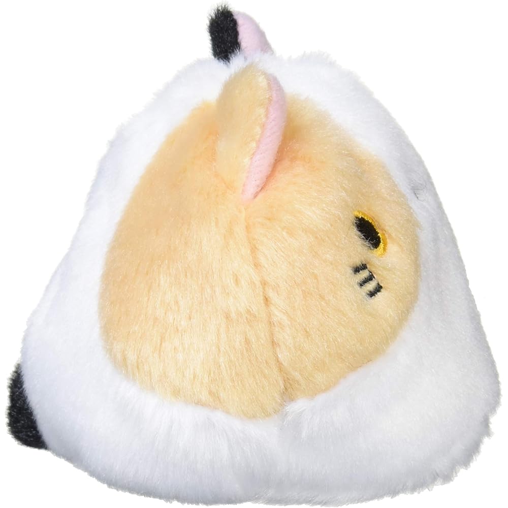 Nekodango Plush Toy Calico Cat 7cm Height Soft Stuffed Animal