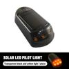 New 12V LED Solar Roof Mouse Light Punch-Free 7-Color App Control Wireless Cab LED Light For Trucks Modification Warning Light