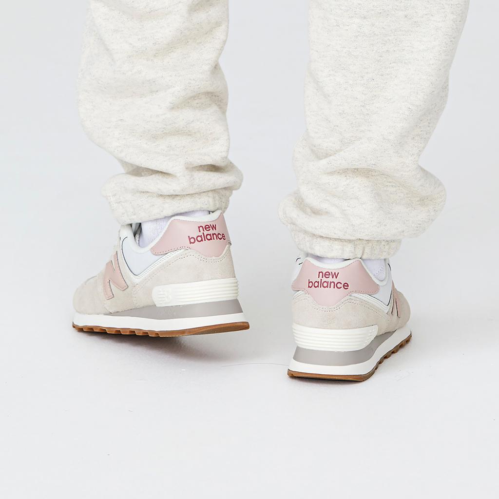New Balance 574 White Pink Unisex Sneakers U574RE2