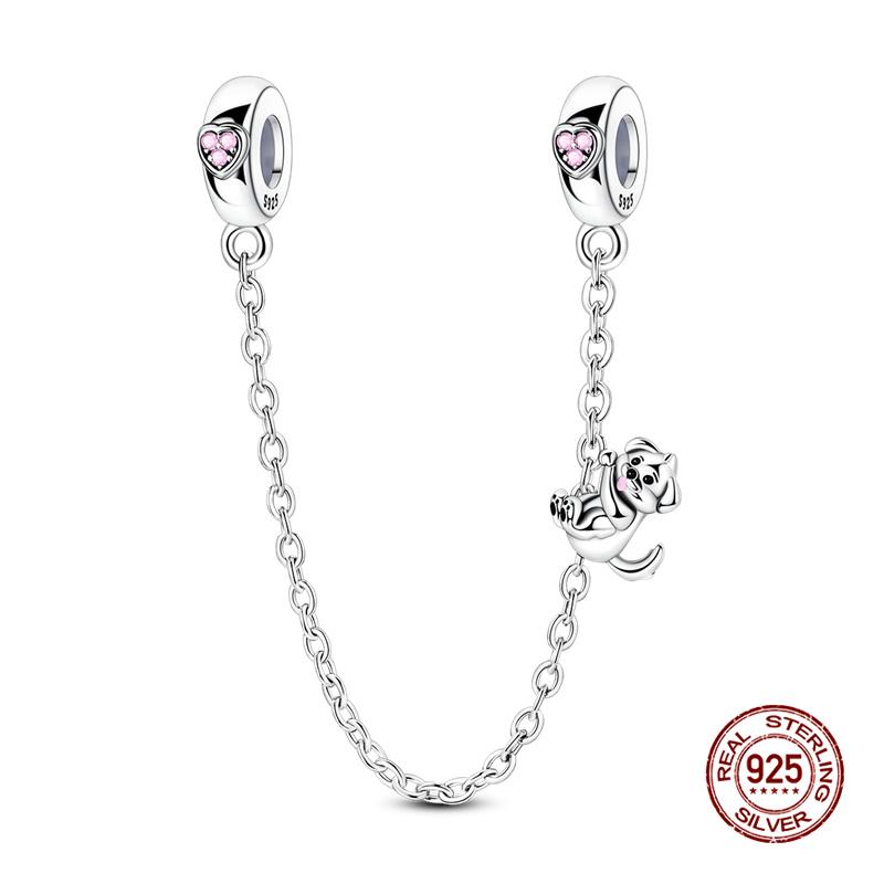 Original Charm Copper Fruit Four-Leaf Clover Series Charm Bead Fit 3Mm Original Bracelet For Women Diy Jewelry Gift