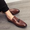 Men Casual Shoes Breathable Designer Shoes Leather Loafers Business Office Shoes For Men Driving Moccasins Comfortable Tassel