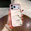 Tulpen iPhone 17 Hülle für Apples 16 Pro Max/15 Pro/13, Silberne Hülle für Mädchen, Passt für iPhone 14