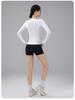 Women's Slim Fit Long Sleeve Sports Top - Autumn/Winter Yoga Running Wear