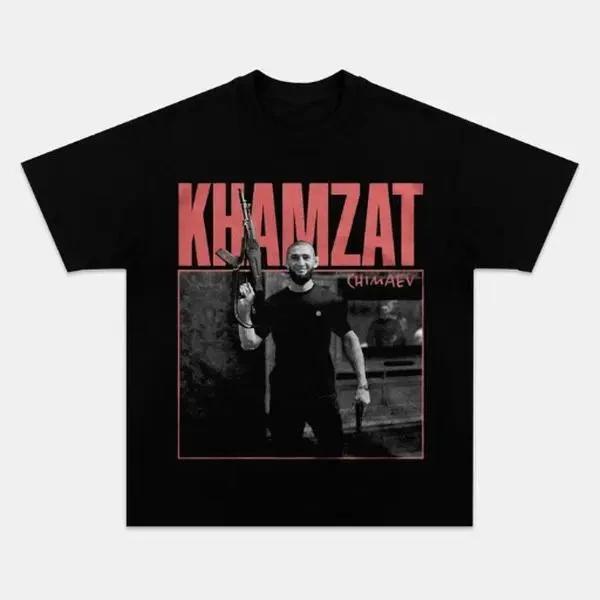 COMBATWEAR KHAMZAT CHIMAEV 2025 TEE, Wrestling Shirt, Graphic Tees T-Shirt XL