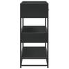 Console Table Black 90x35x80 Cm Particleboard
