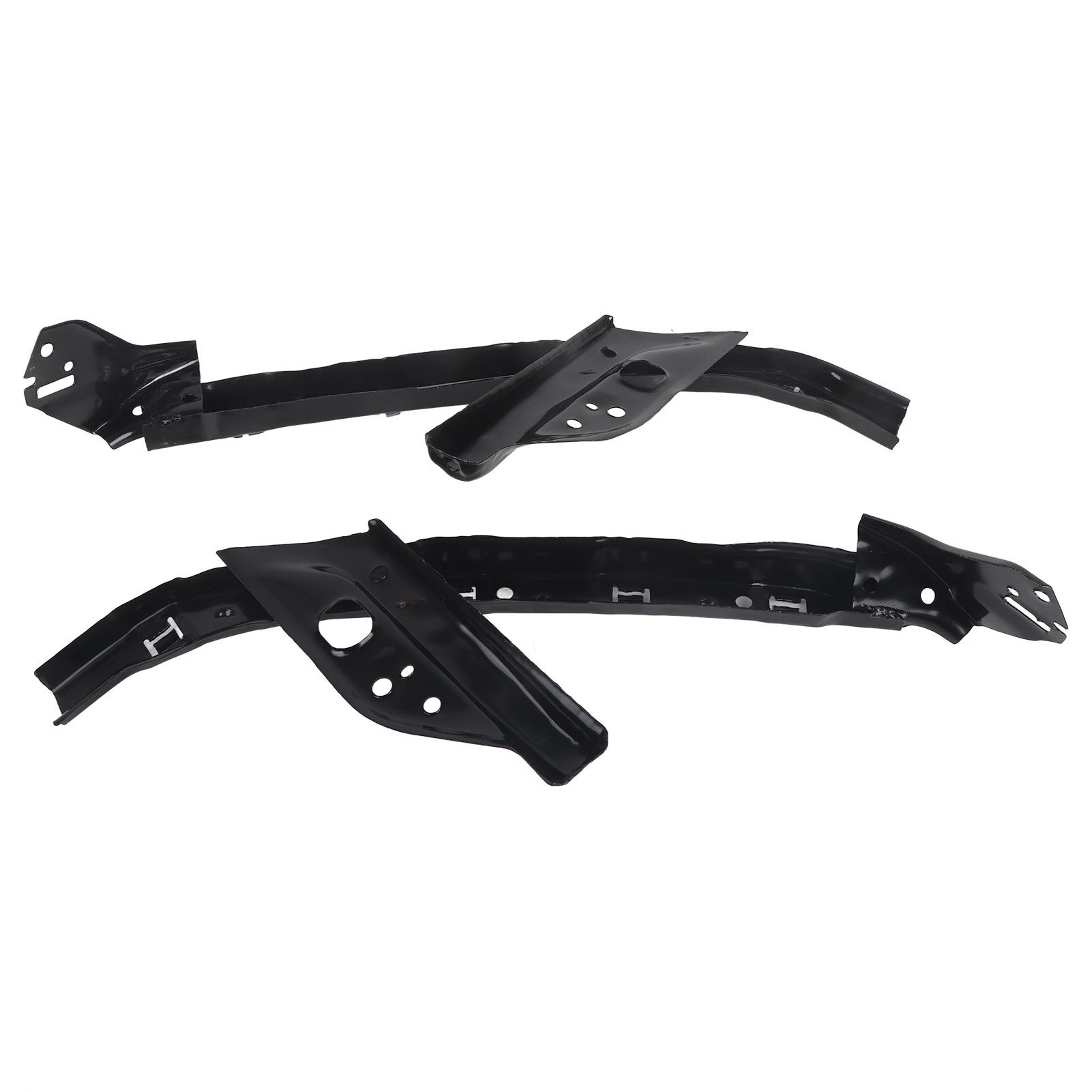 Igeteck Unisex 2Pcs Headlight Bumper Bracket 71190 Tr0 A00 Front Bumper Support Replacement For Civic Sedan 2012‑2015