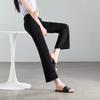 SOFSIL Women's High-Waist Flared Cropped Pants