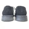 Made In France KENZO Suede Plain Toe Leather Dress Shoes Men’s 41 25.5-26.0 Black Vintage
