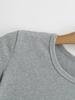 American Street Style Retro Shoulder Short Sleeve Slim T-shirt - Spring/Summer 2025