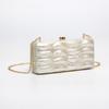 Fashion Acrylic Evening Clutch Bag Phone Purse Crossbody Messenger Day Ivory Wedding Party Women Prom