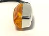 (nakira) Set of 4 Custom Turn Signals, Clear Lens, General Purpose Turn Signals (Yellow/Plated)