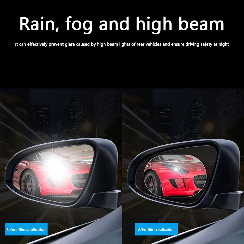 2x Car Side Mirror Anti Fog Film Rearview Mirror Rainproof Protective Film الشراء بأسعار منخفضة