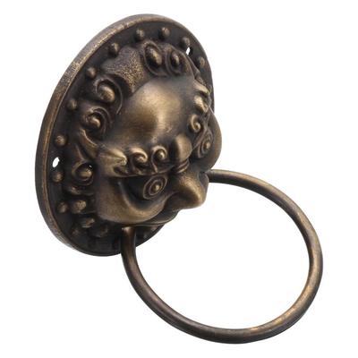 Bronze Griffknöpfe Türklopfer 3D Haustürklopfer zur Dekoration Scheunenschuppentüren Löwenkopf