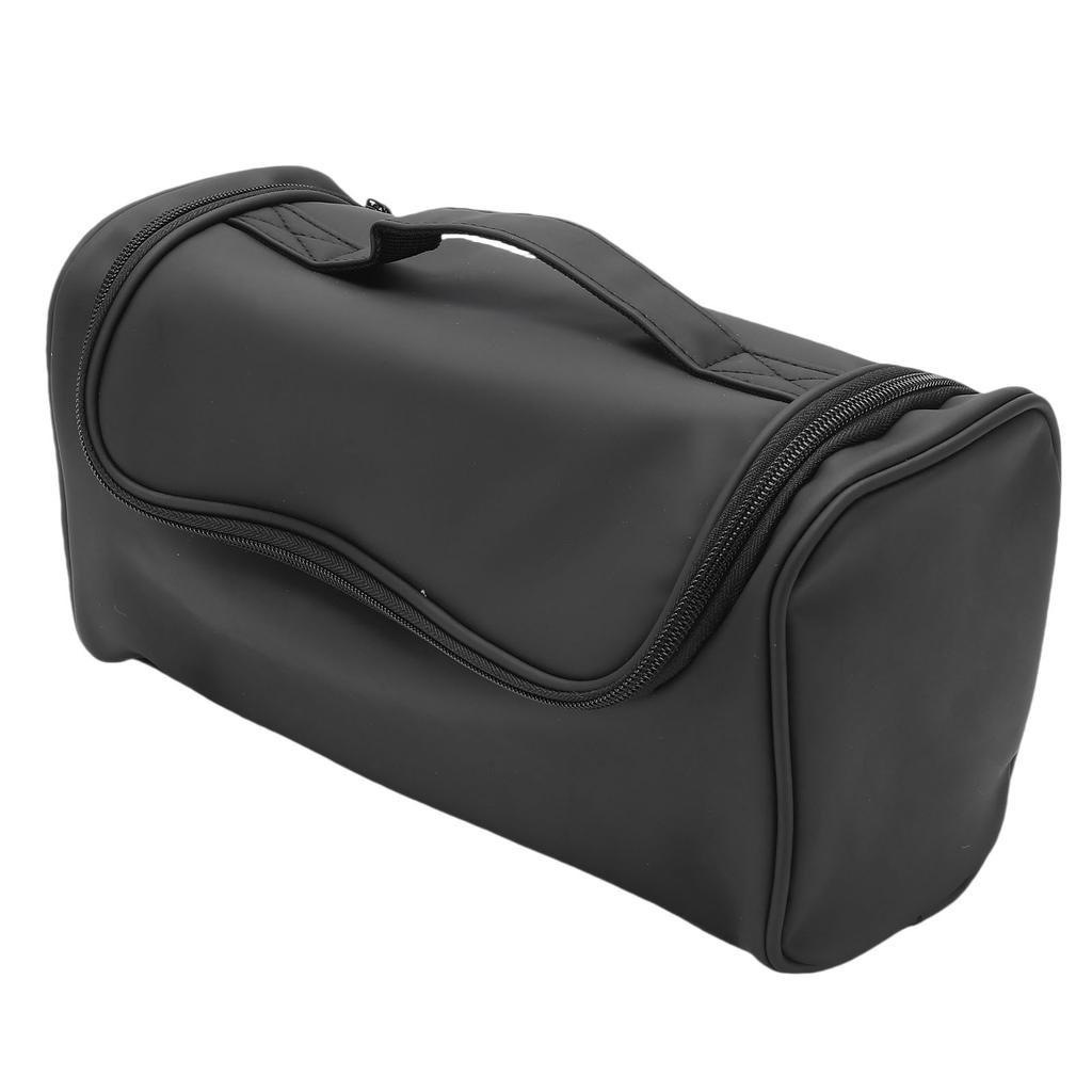 Hair Tool Travel Bag Soft Lining PU Blow Dryer Carrying Bag with Hanging Hook Multi Compartments for Hair Straightener